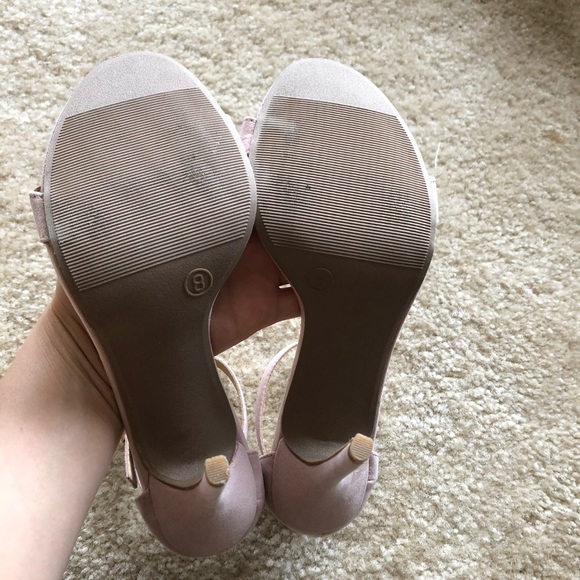 Lulu’s ‘Elsi’ Bone Single Strap Heels in Nude - Picture 6 of 7